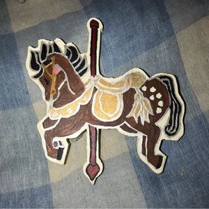 Wooden Carousal Horse Magnet